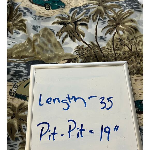 Hawaiian Originals by Basix khaki, Green Midi Beach Resort Wear Sundress Women S - Picture 5 of 6